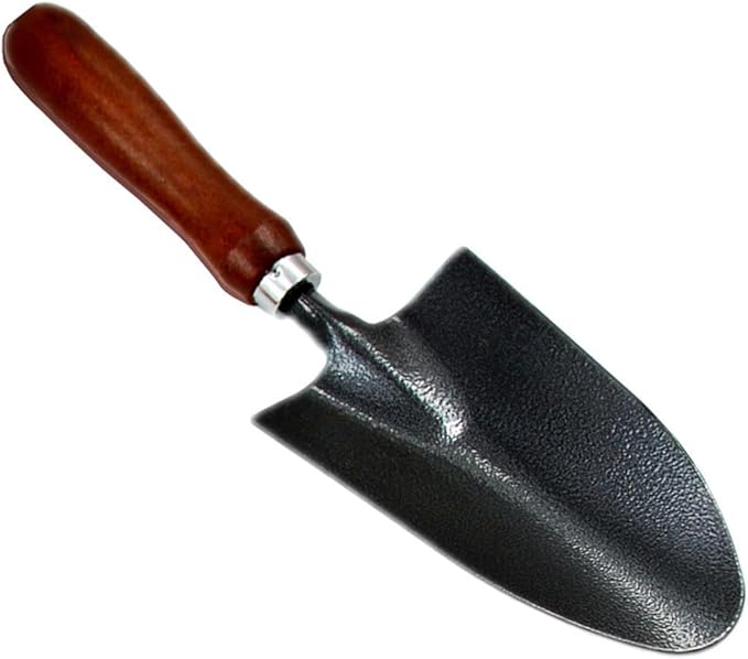 YARNOW Garden Tool Set Mini Shovel and Iron Spade with Wooden Handle 4pcs Thickened Painted Gardening Hand Tools for Planting and Outdoor Work