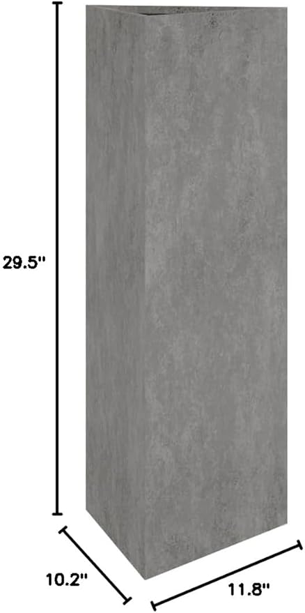 Garden PlanterRaised Flower BedsGardening PlantersMultifunctional Raised BedPlant Privacy FenceGreenhouse Planterfor GardensPatiosBalconiesTerraces11.8x10.2x29.5 Corten Steel