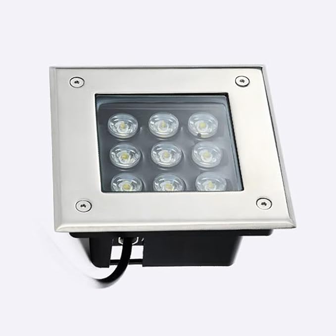 Underground Light LED - LED Beam Spotlight IP66 Waterproof Garden Landscape Light Outdoor Underground Lights Square Outdoor Park Landscape Embedded Lawn GrBlue 12W