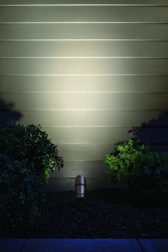Kichler 16019BKT30 Transitional LED Landscape Accent from Landscape LED Collection in Black Finish 6.00 inches