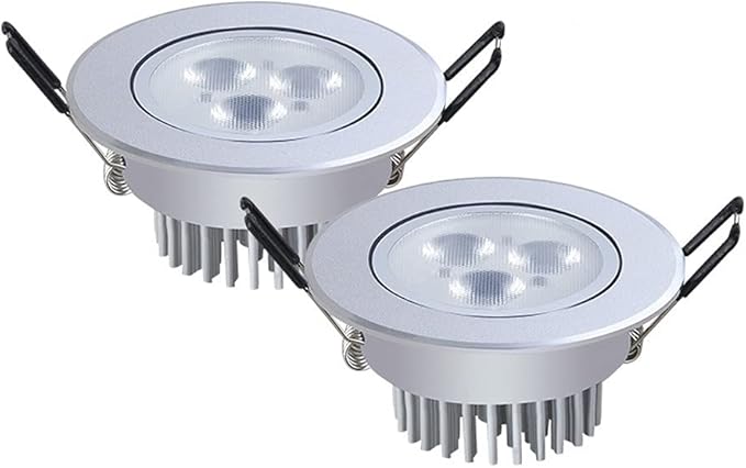 Spotlight Recessed Downlight Warm White 3000k3w Ceiling Light Fixture Picture Wash Wall Lamps Ac110-256 Integrated