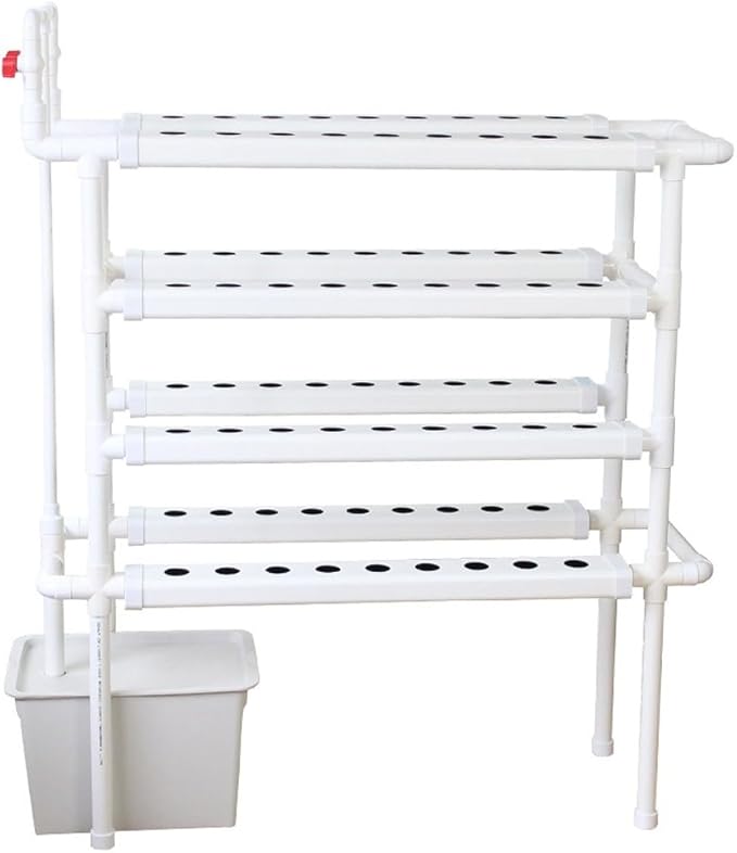 Hydroponics Growing SystemVertical Hydroponic Growing Systems PVC for Plant Leafy Vegetable with Pump System with Grow Baskets and Sponges GYL24824