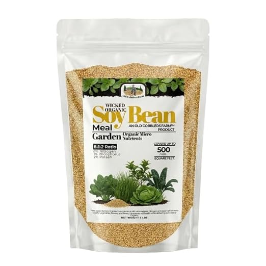 Old Cobblers Farm™ Wicked Organics Soy Bean Meal - Slow-Release Plant Nutrition for Strong Growth &amp Healthier Soil – (5 lbs | 10 lbs | 15 lbs | 20 lbs) (10lbs)