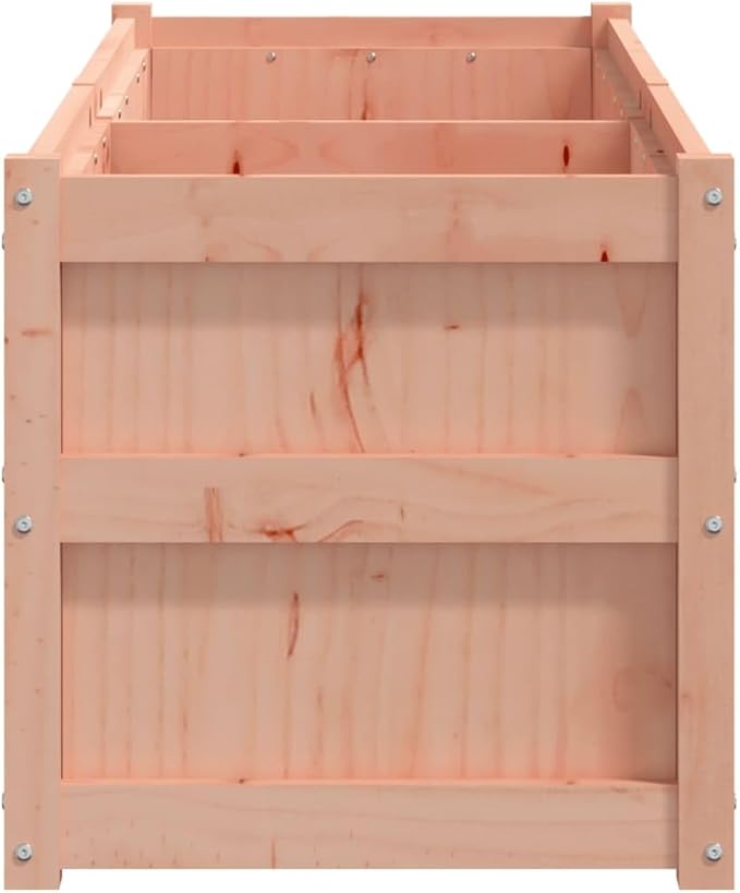 Wooden Raised Garden Bed Garden Planter Box Outdoor Wood Raised Garden Bed for Planting Plants Vegetables 59.1x19.7x19.7 Solid Wood Douglas-251