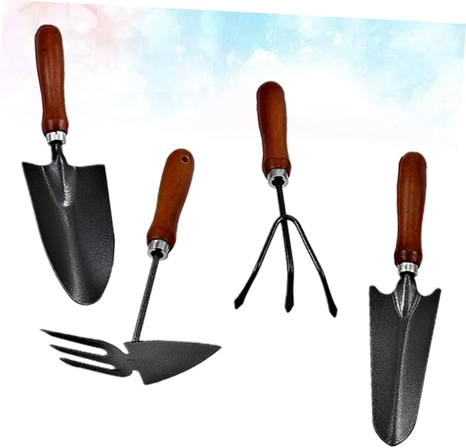 BESPORTBLE 12pcs Mini Garden Tool Set Sturdy Iron and Handle Planting Tools for Transplanting Cultivating and Weeding for Gardening Enthusiasts and Flower