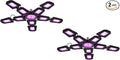 2Pcs 300W LED Deformable Plant Light E27/ E26 Indoor Planting Lights 110V Greenhouse Hydroponic Adjustable Panels Cultivation Lamps UV/IR Succulent Cactus Vegetables Moss Bonsai Potted Lighting