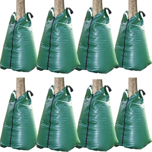 Tree Watering Bag 20 Gallon Slow Release Tree Watering Bags-Drip Irrigation Bag for Newly Planted or Established Trees (8 Pack)