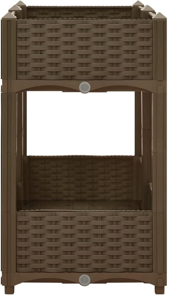 Raised BedGarden PlantersGarden PlantersGarden CenterpiecesGarden BedsRaised Beds for Growing FlowersHerbs and Fruits31.5x15.7x28 Polypropylene