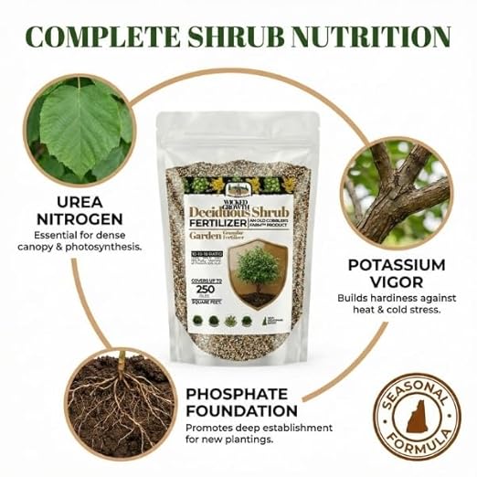 Old Cobblers Farm™ Wicked Growth Deciduous Shrubs Fertilizer – Enhances Seasonal Performance and Keeps Shrubs Healthy and Full (5 lbs | 10 lbs | 15 lbs | 20 lbs) (20 lbs)