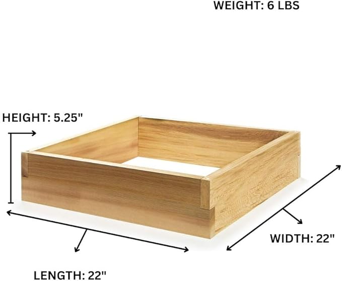 All Things Cedar RG24 2-ft Cedar Raised Garden Box Transform Your Urban Gardening Needs untreated Western Red Cedar for Planting Outdoor Plants Vegetables Fast Easy Assembly