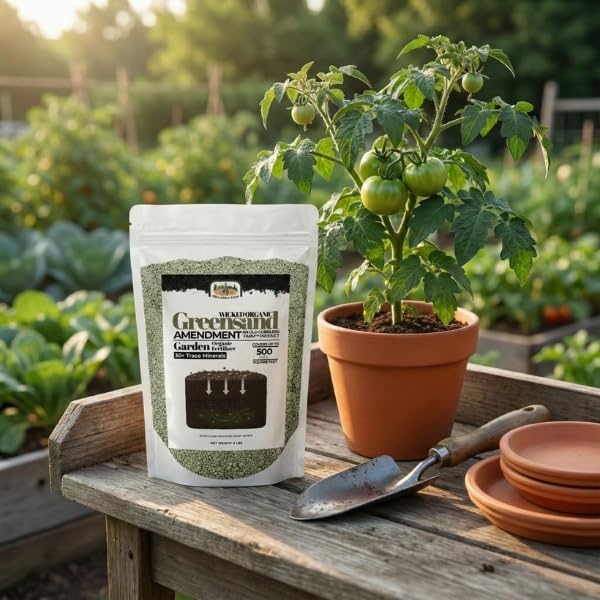 Old Cobblers Farm Greensand Fertilizer Soil - Lawns Gardens Trees Shrubs Container Plants - Organic Sustainable Soil Improvement (5 lbs | 10 lbs | 15 lbs | 20 lbs) (15 lbs)