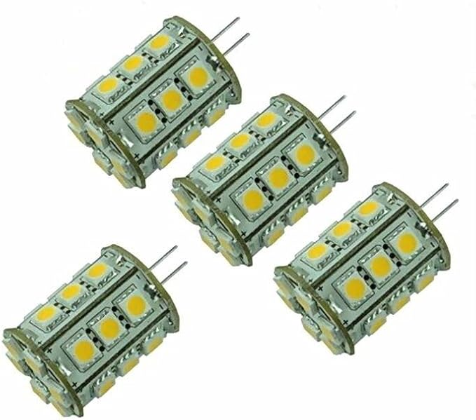4X for HQRP 12v for AC/for DC G4 Base 24 LEDs Bulb for Malibu/for Intermatic for Landscape Light