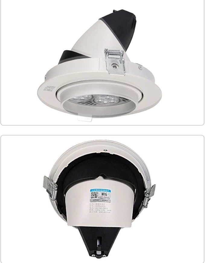 Luce di riempimento per piante da 24 W Faretto da soffitto a spettro completo per la crescita della parete di piante grasse e fiori per interni a LED