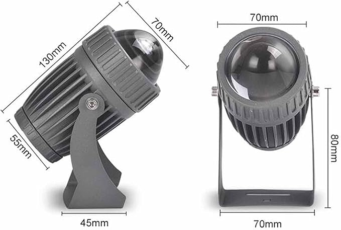 LED Beam Spotlight IP66 Waterproof Outdoor RGB Spot Lights with Remote Control 10W Rotation Led Beam Lamp Ground Landscape Lights AC 85-265V