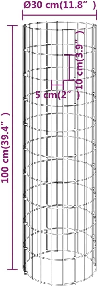 Gabion Raised Bed Galvanized Steel Durable Welded Wire Baskets Garden Fencing Landscape Retaining Walls
