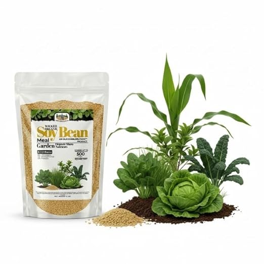 Old Cobblers Farm™ Wicked Organics Soy Bean Meal - Slow-Release Plant Nutrition for Strong Growth &amp Healthier Soil – (5 lbs | 10 lbs | 15 lbs | 20 lbs)(5lbs)