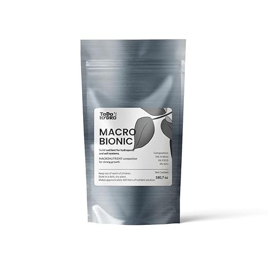 ToDo Hydro Macrobionic and Microbionic Solid Nutrient Solution Big Yields (Yield 320 gal)