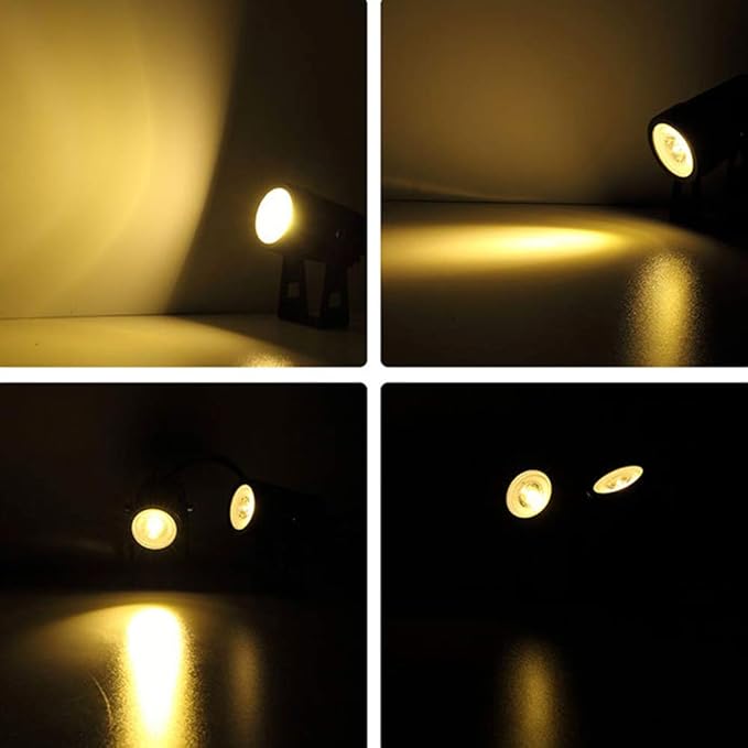 LED Landscape Lights 15W Pathway Lights DC 5V Low Voltage Spotlights Warm White IP66 Waterproof for Driveway Yard Lawn Patio Swimming Pool Outdoor Garden Lights (4 Pack)