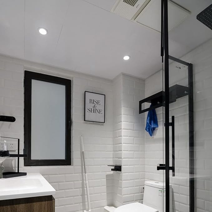 Spotlight Flush Mount Accent Spot Lights Ip65 Bathroom Recessed Lighting FixtureModern Spotlights for Bath Balcony Corridor