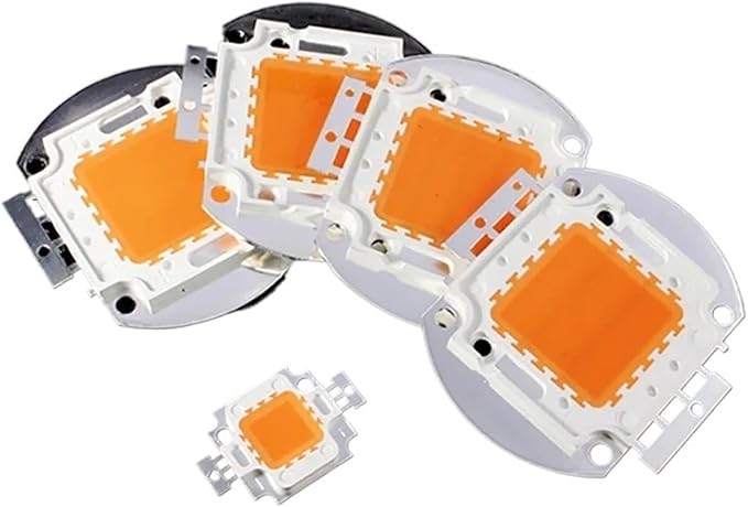 Plant Grow LED High Power LED Chip 10W=DC12-14V Full Spectrum Grow 380-840NM DC30-32V=20W 30W 50W 100W DIY Light Plant Lamp Bead(50W DC30-32V)