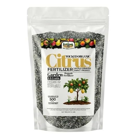 Old Cobblers Farm™ Wicked Organics Organic Citrus Fertilizer - Balanced Nutrition Supports Healthy Roots Green Foliage &amp Flavorful Fruit (5 lbs | 10 lbs | 15 lbs | 20 lbs) (5 lbs)