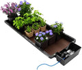 AutoPot Tray2Grow System - Standard Tray2Grow with No Tank - Self-Watering Gravity-Fed Hydroponic Indoor System Black