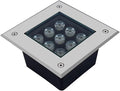 Outdoor Ground Lights Square Underground Light IP66 Waterproof Recessed s AC85-265V for Yard Deck Lawn Patio Pathway Walkway Garden Landscape Lamp