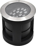 Ground LED Landscape Lights - Outdoor Buried Lights AC 220V LED 30° Adjustable Angle Underground Light IP67 Outdoor Waterproof Embedded Lawn Tree Spotlight Polarized Floor Lamp