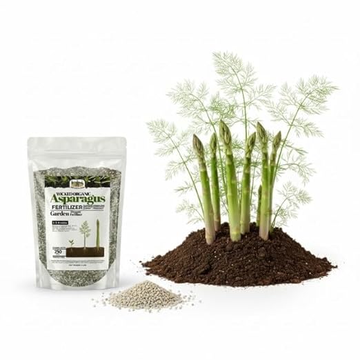 Old Cobblers Farm™ Wicked Organics Organic Asparagus Fertilizer - All-Natural Plant Nutrients for Healthy Growth (5lbs/10lbs/15lbs/20lbs) (10lbs)