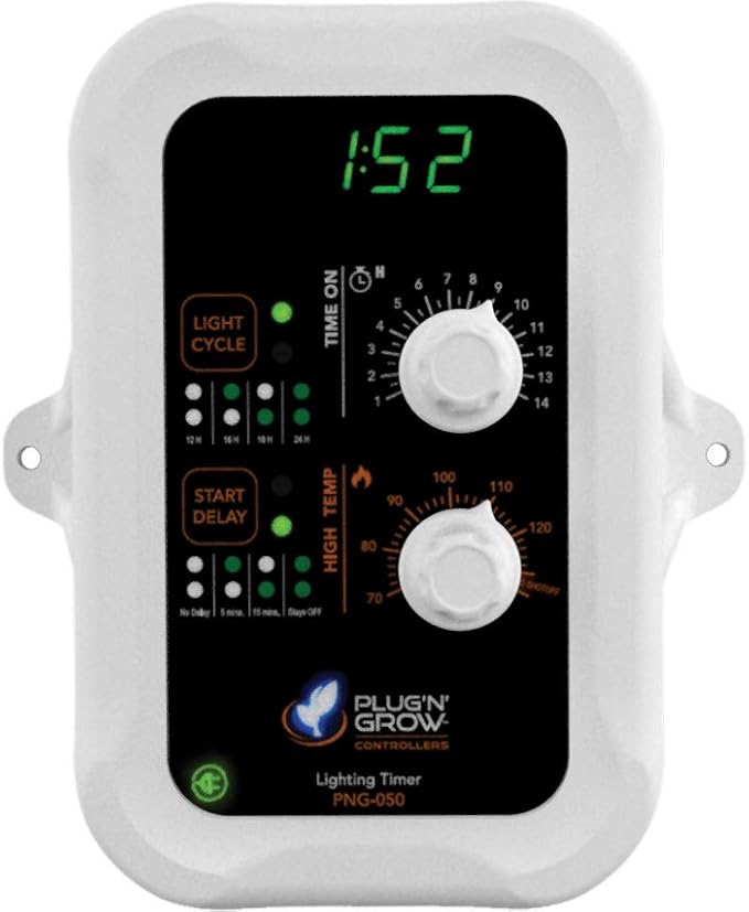 Intelligent Growing Systems (Plug &amp Grow ) Lighting Timer with High-Temp Shutoff