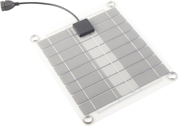 Alomejor Solar Plant Grow Light Efficient LED Strip for Balcony Greenhouse Flowers 10W Solar Panel for Indoor Gardening (20w)