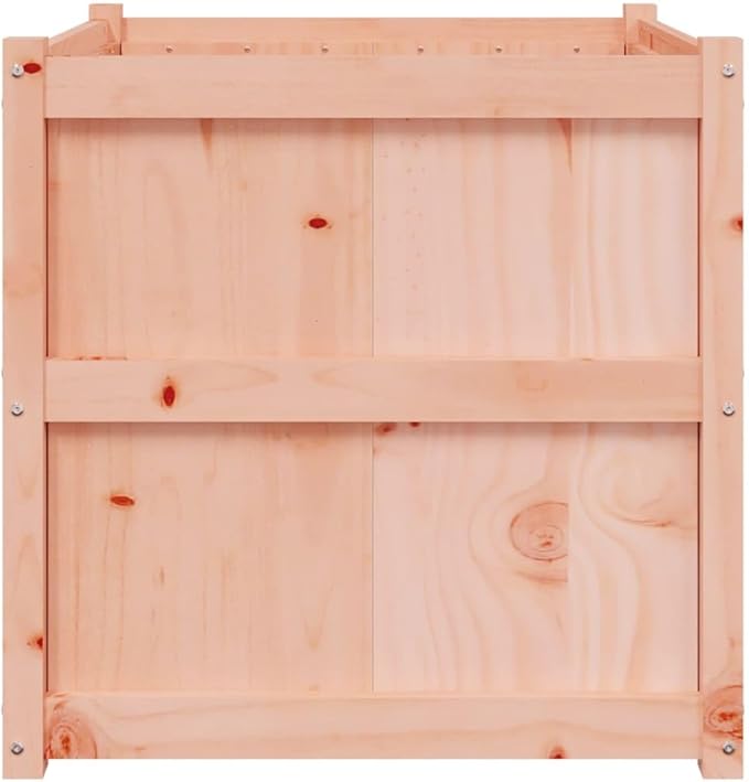 Wooden Raised Garden Bed Garden Planter Box Outdoor Wood Raised Garden Bed for Planting Plants Vegetables 27.6x27.6x27.6 Solid Wood Douglas-240