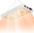 500W Power Natural Sunlight LED Grow Light 288 Energy-Saving Lamp Beads with UV/IR Veg/Bloom Modes 100-277V Universal Voltage US Plug – Perfect for Greenhouse Hydroponics Vegetable Flower Planting