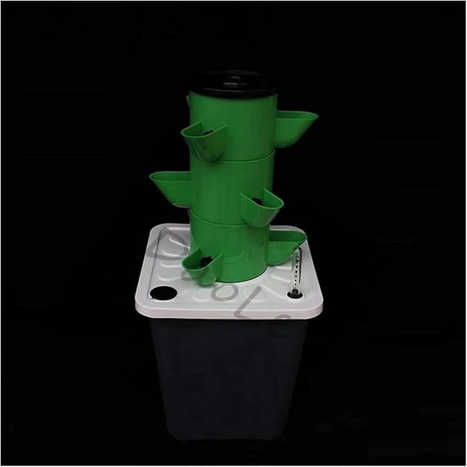 Hydroponics Growing System Garden Hydroponic Soilless Cultivation Kits DIY Balcony Dimensional Planting Column Pp Colonization Cups Vegetable Grow Tower Indoor Garden
