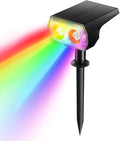 48 LEDs Solar Lighst Outdoors Landscape Spotlights Wireless Waterproof Outdoor Solar Spotlights for Yard Garden Patio Hot(1pc Multicolor)