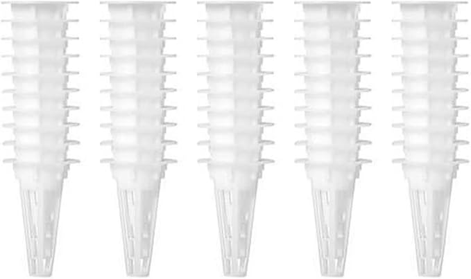 Net Pots for Hydroponics 100pcs Reusable Pods Plant-Hydroponics Soilless Grow Sponges Garden Plant Basket