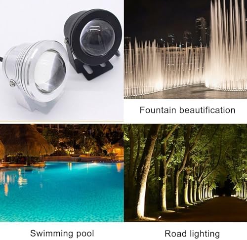 Outdoor Landscape Spotlights Outdoor Spotlights - 220V Rotation Spotlight - Led Beam Light IP67 Waterproof Ground Spotlight Landscape Decorative Lighting Spotlights Re