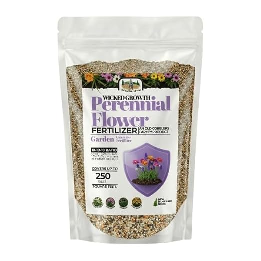 Old Cobblers Farm™ Wicked Growth Perennial Flowers Fertilizer – Ensures Consistent Flowering and Healthy Root Strength Year After Year (5 lbs | 10 lbs | 15 lbs | 20 lbs) (15 lbs)