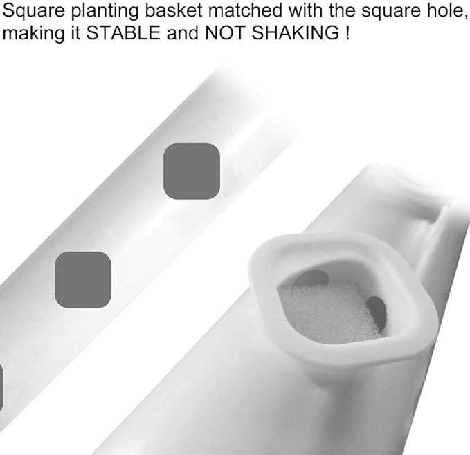 Hydroponics Growing System Kit 72 Plant Sites 4 Layers Food-Grade PVC-U Pipes Hydroponic Grow Kit Gardening System with Water Pump TimerNet Pots and Sponge for VegetablesFruitsHerb