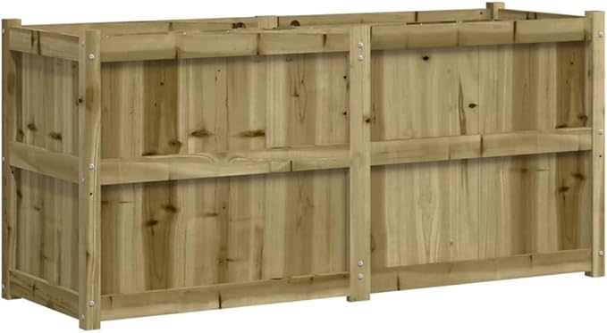 Garden Planter Pinewood Treated Wood Fence Welded Wire Retaining Wall Bed Steel Landscape Galvanized