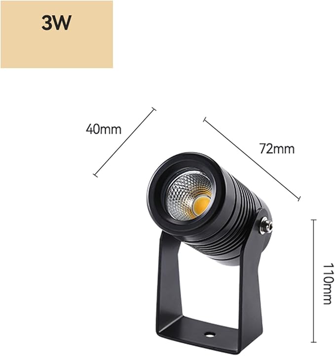 Outdoor Building Exterior Wall Projector Lights - LED Beam Spotlights - Narrow Beam Spotlights Remote Illumination Spotlights for Outdoor Building Lighting IP65 Waterproof