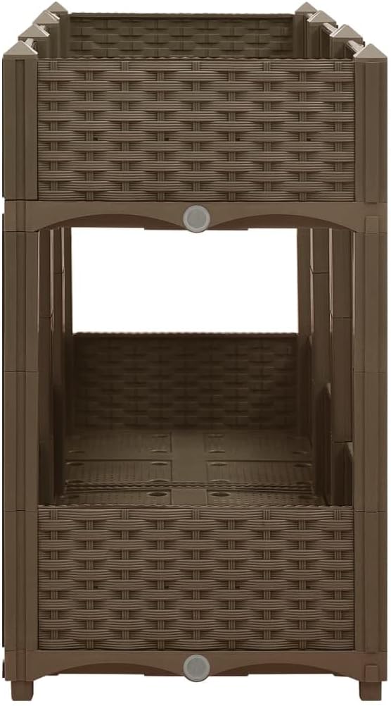 Raised BedGarden PlantersGarden PlantersGarden CenterpiecesGarden BedsRaised Beds for Growing FlowersHerbs and Fruits47.2x15.7x28 Polypropylene