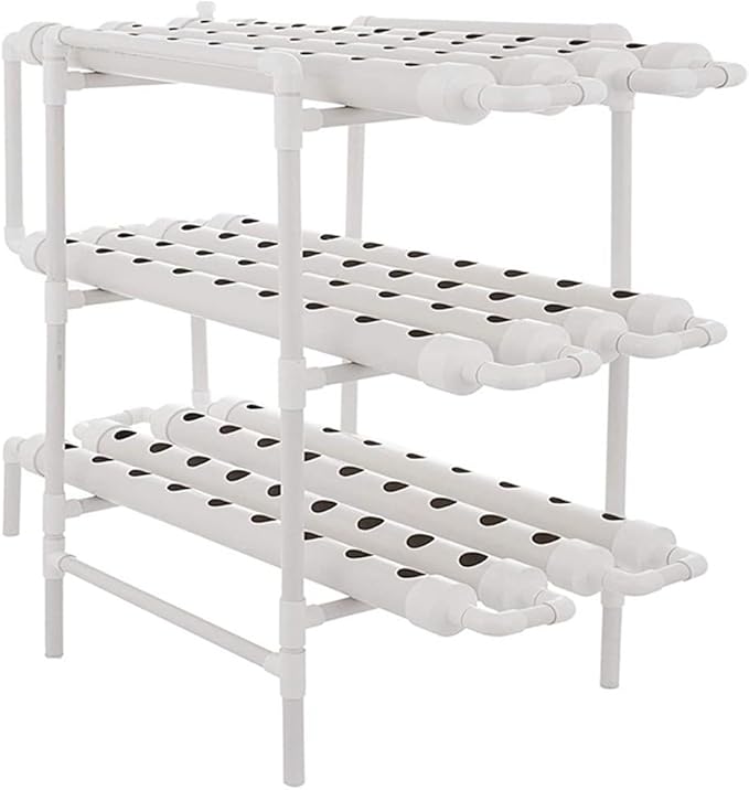 Hydroponics Growing SystemHydroponics Growing System Hydroponics Growing System Tower Pvc Pipe 108 Holes For Planting Vegetables Indoor Garden System Tall Hydroponics System Outdoor GYL24824