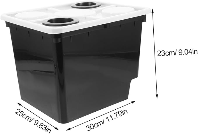 POPETPOP Soilless Hydroponics Planting Bucket for Vegetables and Herbs Plastic Greenhouse Cultivation Tool Growing Medium for Indoor and Outdoor Gardening