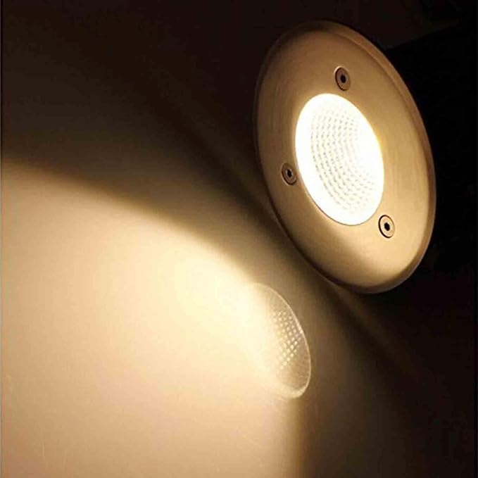 3W LED Underground Landscape Light - IP67 Waterproof Buried Garden and Outdoor Lights (Natural Light 224V)