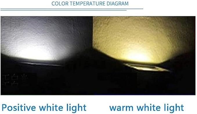 Colorful Changing Pool Lamp LED Underwater Light Landscape Spotlight Ring Buried Lamp Underwater Lights Fountain Light 6W/9W/12W/18W (Color : Positive White Light Size : 9W)