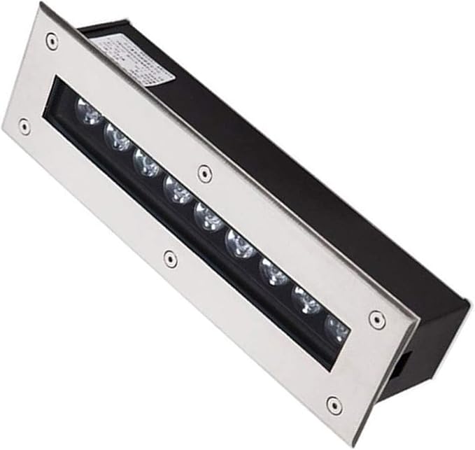 Outdoor LED Landscape Lights - Waterproof In-Ground Spot Light IP67 3W Rectangular Pathway Lighting AC 85-265V Garden Floor Lamp for Yard Patio and Walkway