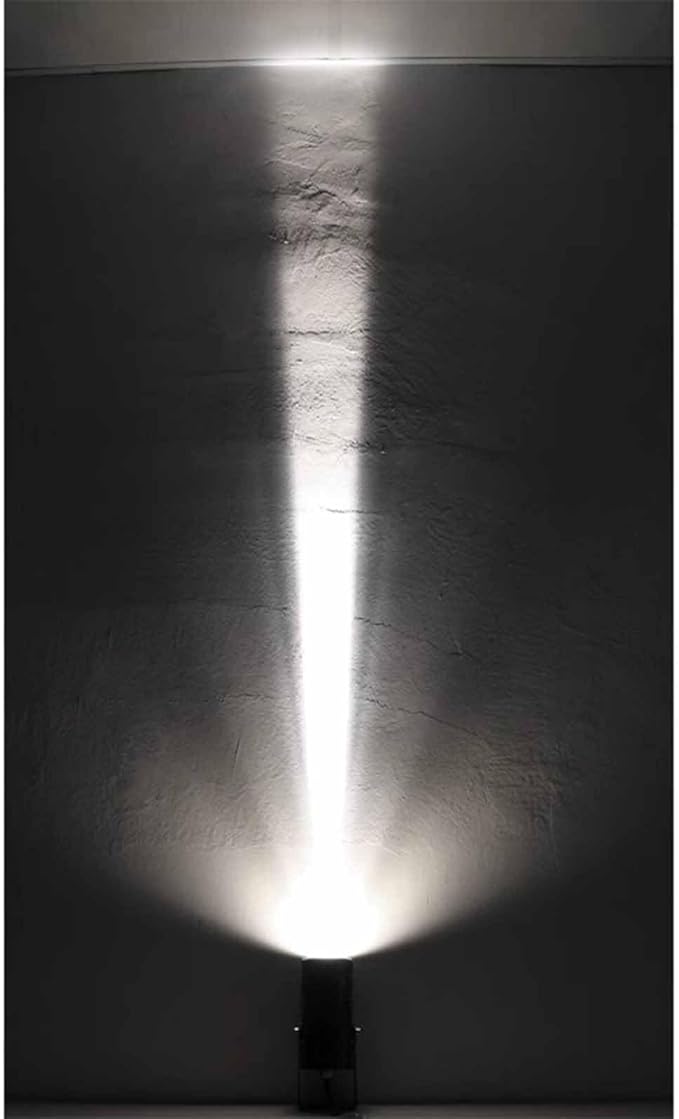 LED Waterproof Narrow Beam Spotlight Outdoor Adjustable IP67 Aluminum Wall Wash Light For Building Facades Garden Flood Light With Long Throw Landscape Lighting Projection(Cold White 6000K5W(AC85-2