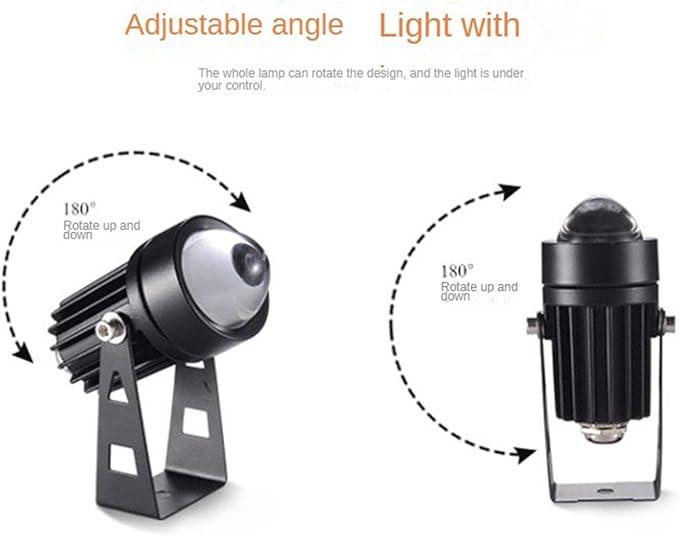 Outdoor Landscape Spotlights 2pcs Led Spot Lights - Spotlight Led Beam Light 5W Outdoor Wall Lamp Landscape Lighting IP65 Waterproof LED Spotlight Narrow Beam Spotlight