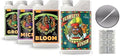 Advanced Nutrients Bloom Grow Micro 4L &amp Flawless Finish 1L w/Conversion Card &amp Pipette